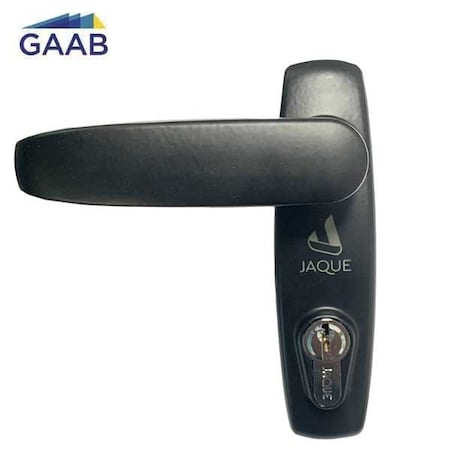 Gaab ENTRY TRIM/ BLACK MATTE/ CLUTCHED/ REVERSIBLE HANDLING GAB-T800M11